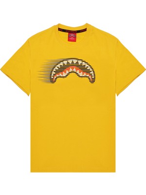 Fastest Shark Regular T-Shirt, %100 Pamuk 180 gr Jersey, Hız Efektli Baskı
