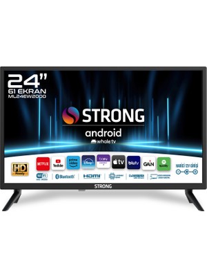 Strong ML24EW2000 24’’ 61 Ekran Uydu Alıcılı HD Ready Whale OS Smart LED TV