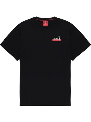 Shark In Atlanta Regular T-Shirt, %100 Pamuklu 180GR Jersey, Ön ve Arkada Dijital Baskı