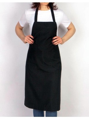 Aşçı Önlük Kadın,siyah