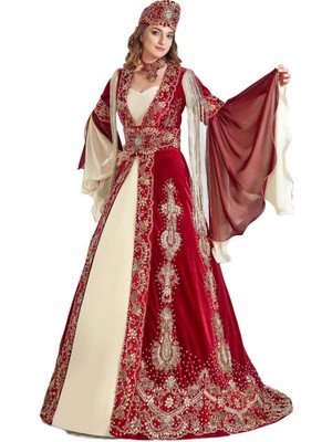 Hint 5li Bindallı Kına Elbisesi Firdevs