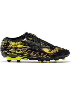 Joma Supercopa 2301 Black Lemon Fluor Fırm Ground Ayakkabı Yetişkin