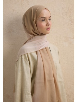 Fresh Modal Degrade Şal Inci-Bej