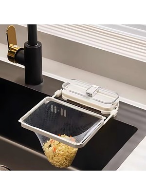 Fileli Pratik Lavabo Süzgeci Vakumlu Beyaz Lavabo Süzgeci 50 Adet File Hediyeli