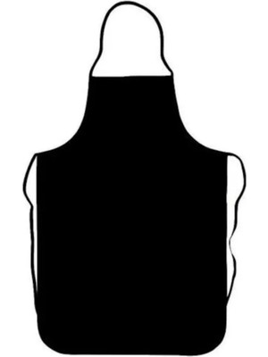 5 Adet Siyah Pvc Su Geçirmez Mutfak Aşçı Askılı Iş Mutfak Önlüğü Askılı Önlük