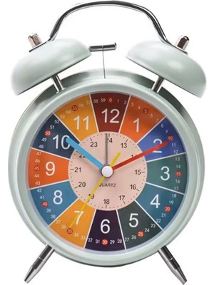 Boy Dekoratif Büyük Masa Üstü Çalar Saat Yeşil