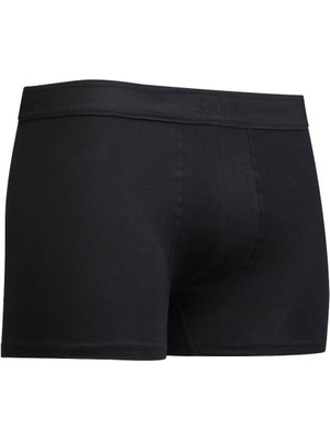 Siyah Pamuklu Boxer