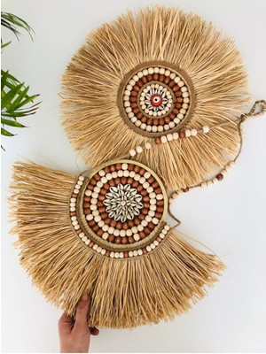 Emekbohemhome El Yapimi Rafya Duvar Panosu