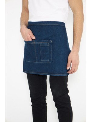 Kafe Barista Seramik Pasta Aşçı Garson Çiçekçi Restoran Cafe Apron Unisex Yarım Kot Önlük