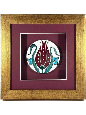 Çalışana Taktir Hediyesi Iznik Çinili Plaket