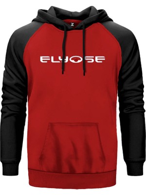 Eloyse Kırmızı Renk Reglan Kol Kapşonlu Sweatshirt