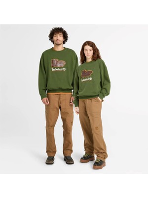 New Box Fit Badge Crew Neck