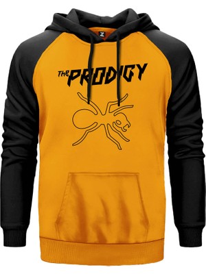 The Poridgy Ant 3 Sarı Renk Reglan Kol Kapşonlu Sweatshirt