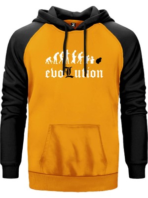 Death Note Evolution Sarı Renk Reglan Kol Kapşonlu Sweatshirt