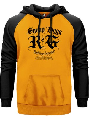 Snopp Dogg R & G Sarı Renk Reglan Kol Kapşonlu Sweatshirt
