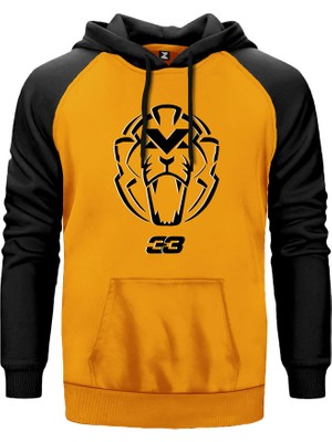 F1 Max Logo Sarı Renk Reglan Kol Kapşonlu Sweatshirt