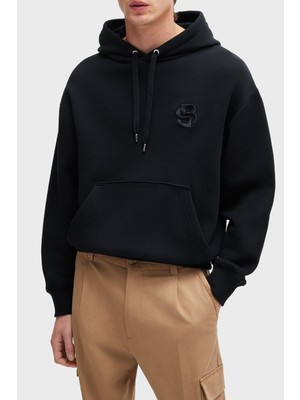 Boss  Pamuk Oversize Kapüşonlu Sweat Erkek Sweat 50518762 001