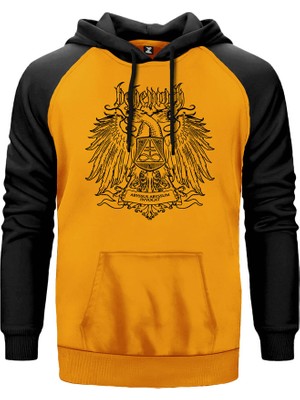 Behemoth Abyssus Abyssum Sarı Renk Reglan Kol Kapşonlu Sweatshirt