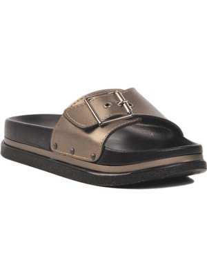 Platin Hafif Kadın Terlik Pc-7424 Z