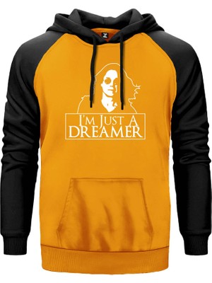 Ozzy Osbourne Im Just A Dreamer Sarı Renk Reglan Kol Kapşonlu Sweatshirt