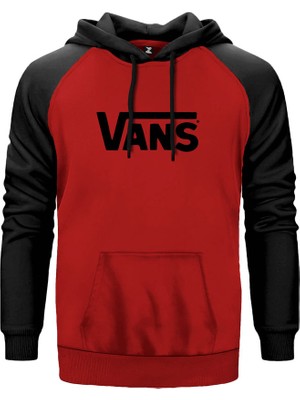 Vans Kırmızı Renk Reglan Kol Kapşonlu Sweatshirt