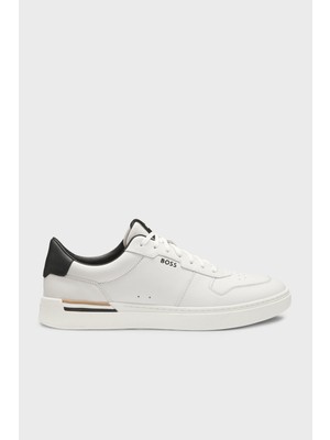 Boss Logolu Deri Sneaker Ayakkabı Erkek Ayakkabı 50542538 140