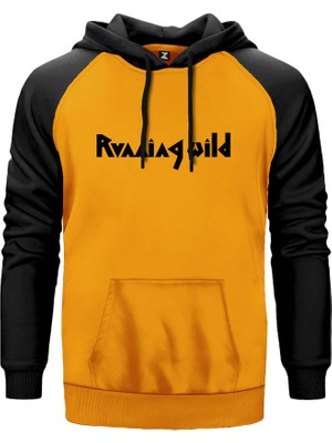 Running Wild Sarı Renk Reglan Kol Kapşonlu Sweatshirt