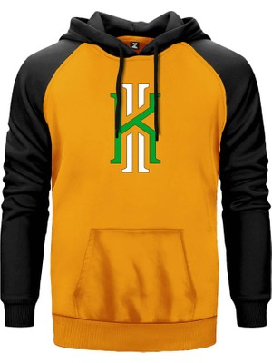 Kyrie Sarı Renk Reglan Kol Kapşonlu Sweatshirt