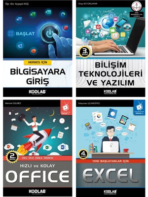 Kodlab Yayınları Bilgisayar Öğreniyorum Seti