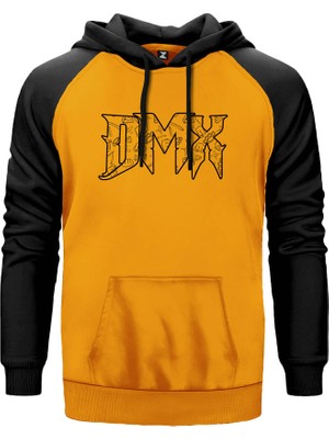 Dmx Gangsta Icons Sarı Renk Reglan Kol Kapşonlu Sweatshirt