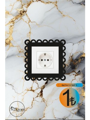 VG012 - Dekoratif Priz Kenar Çerçevesi