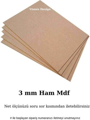 Özel Ölçü Mdf Dolap Arkalığı 3 mm Mdf Plaka Levha Resim Altlığı