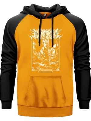 Lorna Shore In The Nothıngness Sarı Renk Reglan Kol Kapşonlu Sweatshirt