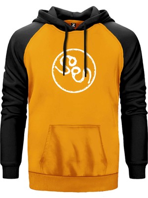 Soen Logo Sarı Renk Reglan Kol Kapşonlu Sweatshirt