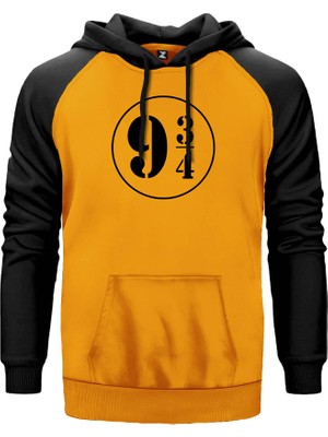 Harry Potter Peron Sarı Renk Reglan Kol Kapşonlu Sweatshirt