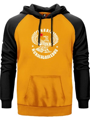 Ufc Nurmagomedov Sarı Renk Reglan Kol Kapşonlu Sweatshirt