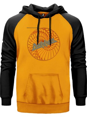 Dokken Breaking The Chains Sarı Renk Reglan Kol Kapşonlu Sweatshirt