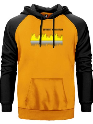 Covenant Modern Ruin Sarı Renk Reglan Kol Kapşonlu Sweatshirt