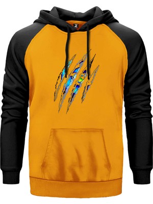 Avatar The Way Of Water Neytiri Looking Sarı Renk Reglan Kol Kapşonlu Sweatshirt