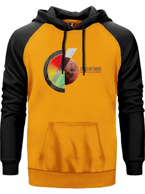 Coheed And Cambria Year Of The Black Rainbow Sarı Renk Reglan Kol Kapşonlu Sweatshirt