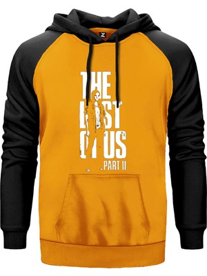 The Last Of Us Ellie Gamers Sarı Renk Reglan Kol Kapşonlu Sweatshirt