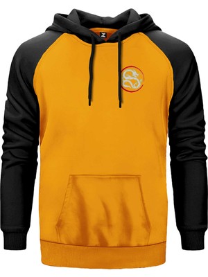 Dragon Karate Sarı Renk Reglan Kol Kapşonlu Sweatshirt