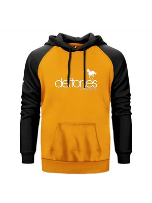 Deftones White Pony 2021 Sarı Renk Reglan Kol Kapşonlu Sweatshirt