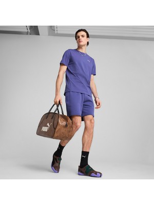 Puma Wardrobe Ess Relaxed Erkek Mavi Şort.46
