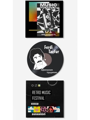 Ferdi Tayfur Plak Duvar Dekoru