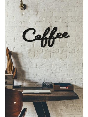 Dekoratif Kahve Köşesi Duvar Yazısı