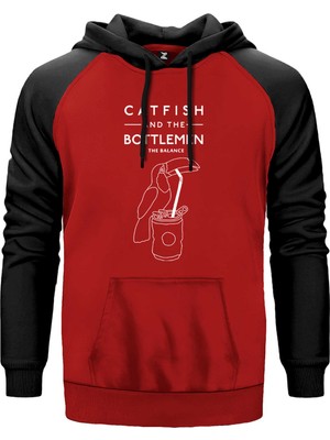 Catfish And The Bottlemen The Balance Kırmızı Renk Reglan Kol Kapşonlu Sweatshirt