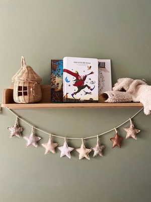 Flama | Çocuk/bebek Odası Dekor | Yıldız Flama | Banner | Çocuk Odası Süs