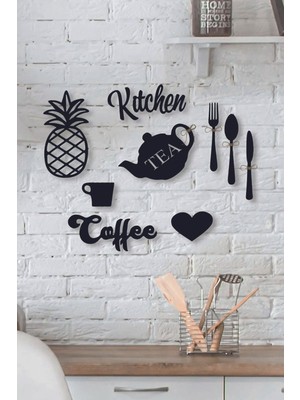 Kıcthen Coffee Mutfak Dekor Süs Seti