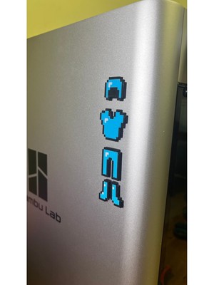 Mcraft Elmas Zırh Manyetik Duvar Süsü Figür